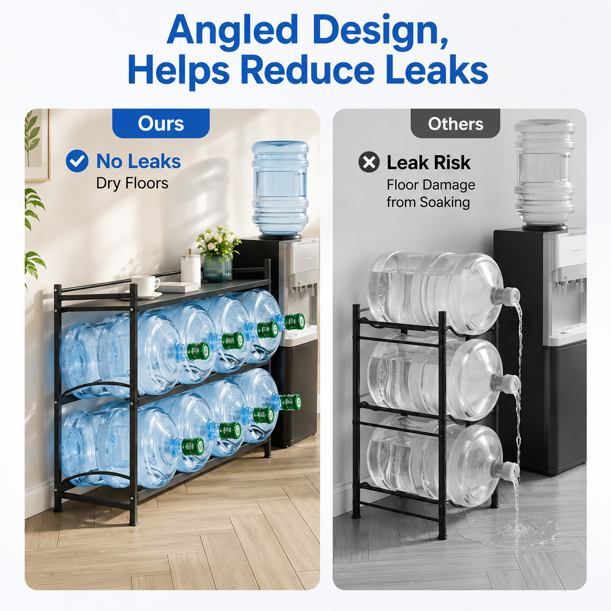 3-Tier Water Jug Rack